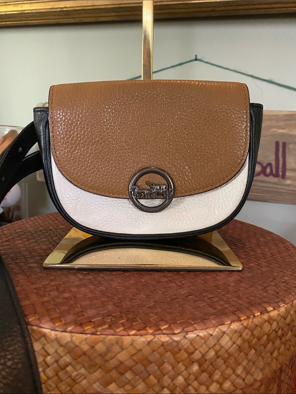 Coach Jade Mini Belt Sling Bag in Colorblock - Picture 1 of 10